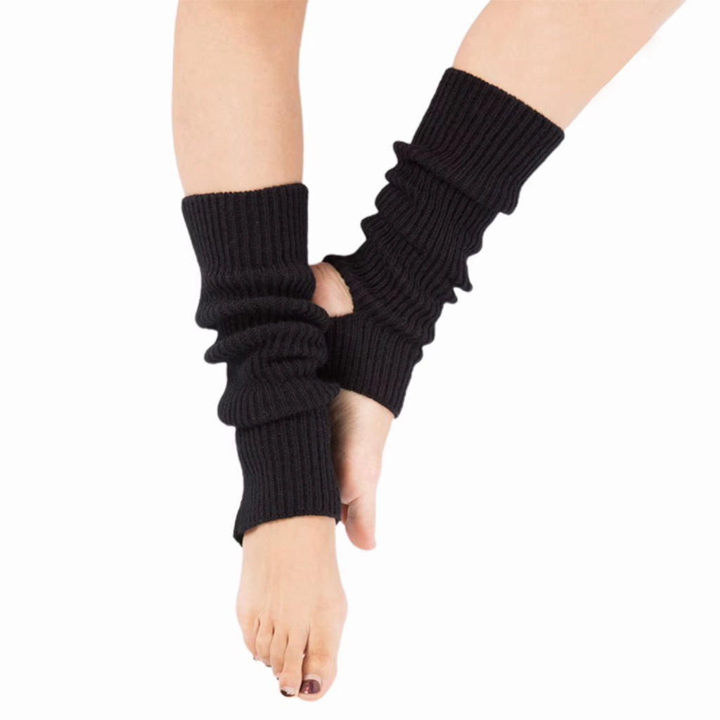 1 Pair Fashion Woman Latin Socks Fitness Dancing Female Wear Exercising Long Section Knitting Walking Socks Leg Warmers Woman